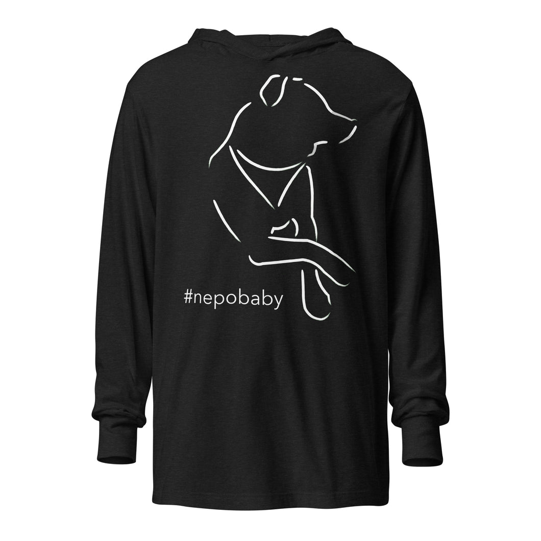 Hooded long-sleeve tee